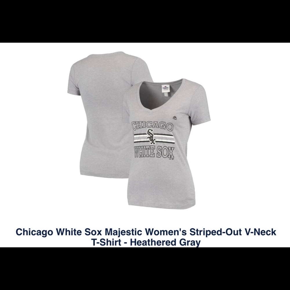 ⚾️CHICAGO WHITE SOX⚾️ ladies size small VNECK Tee